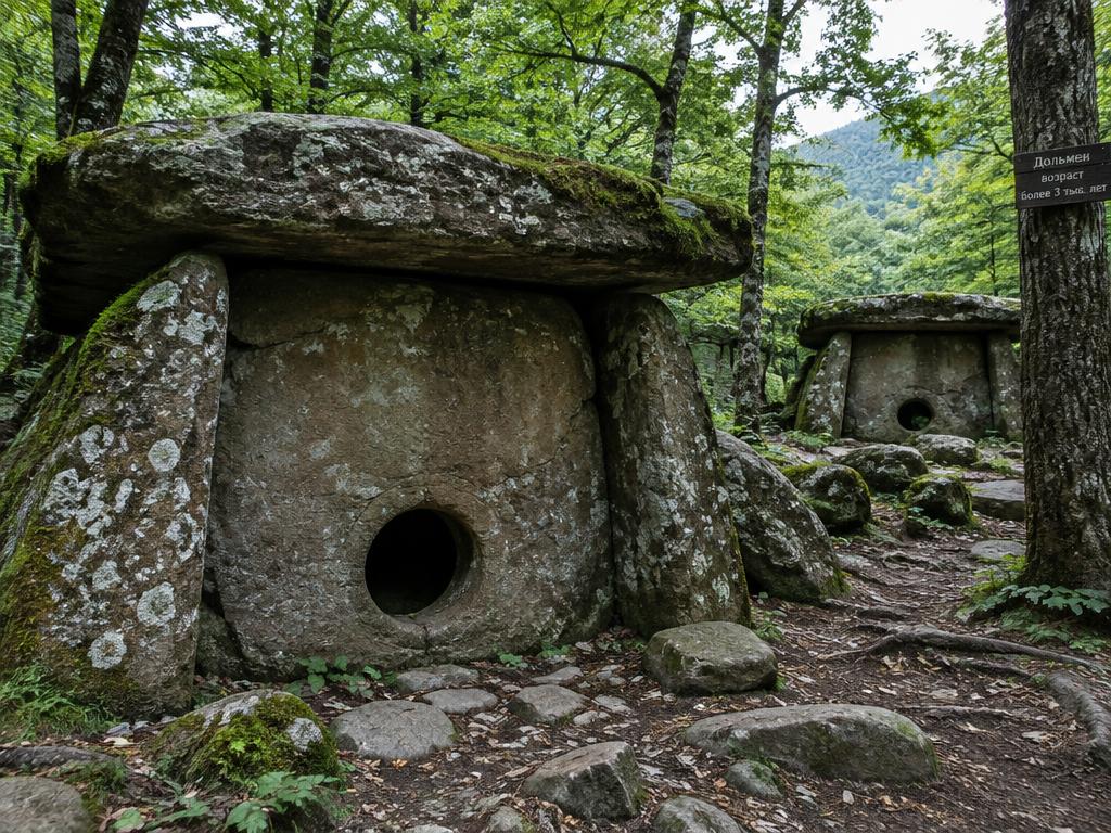 Дольмен — древнее мегалитическое сооружение Западного Кавказа